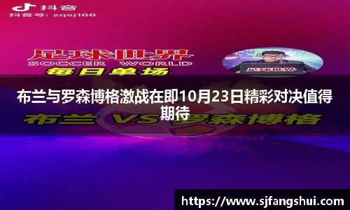 布兰与罗森博格激战在即10月23日精彩对决值得期待